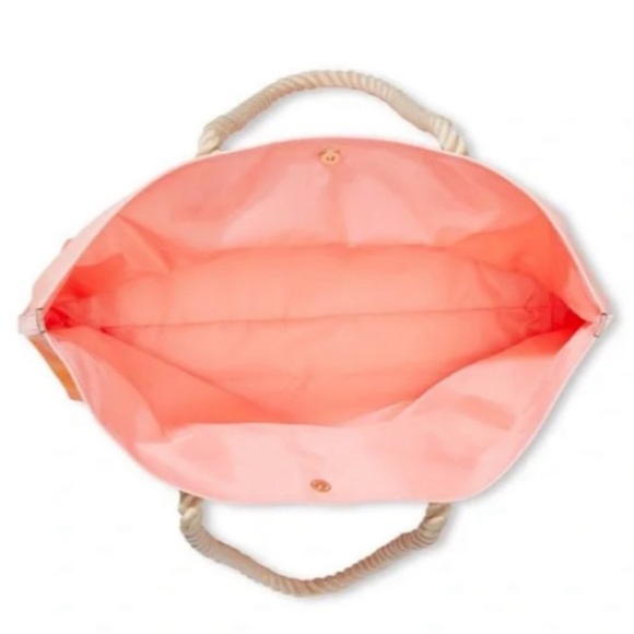 •NWT•Victoria’s Secret Ombré XL Tote Bag with Braided Rope Handles - Picture 13 of 13